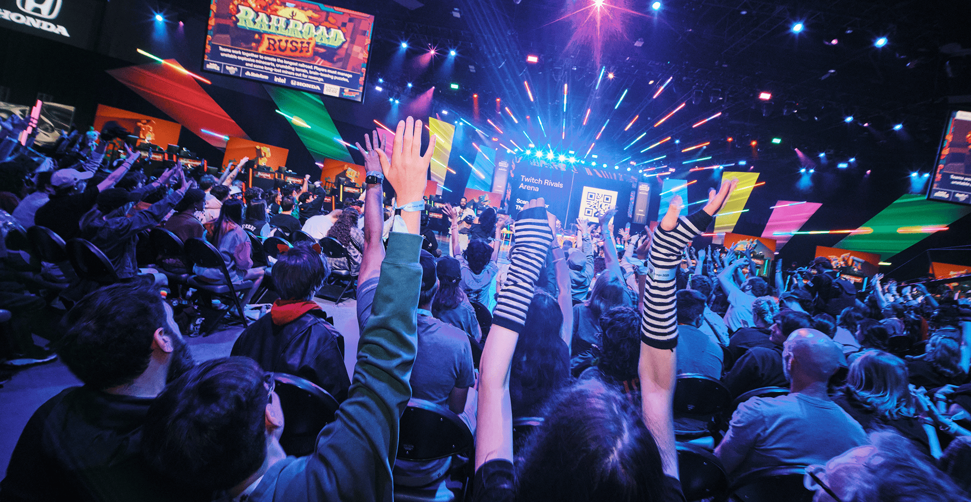 Twitch Rivals event crowd